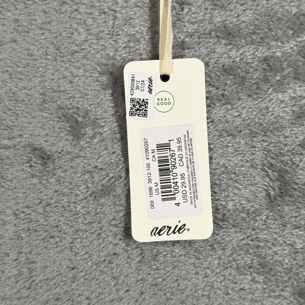 Aerie Smoothez Bandeau Bralette Lightweight Unpadded Neutral White Size Medium - Picture 8 of 11